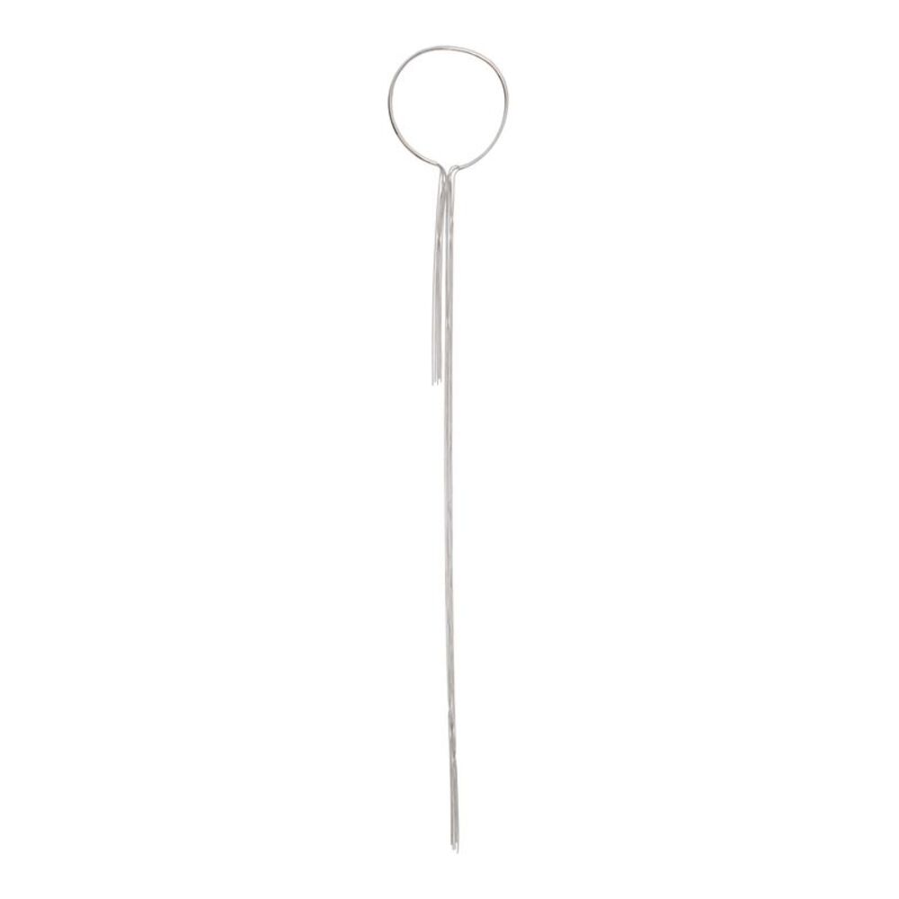Rame Women Silver-Tone Necklace With Asymmetrical Pendants In Metal For Women